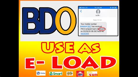 bdo prepaid load